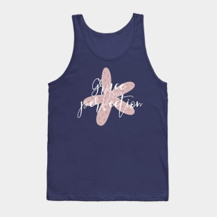 Grace Not Perfection - Pink - Starfish Art T-Shirt Tank Top